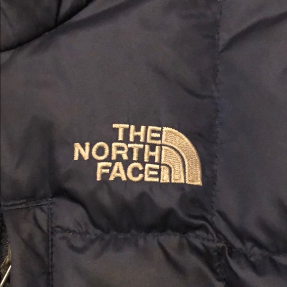 North face navy down jacket - Picture 2 of 8